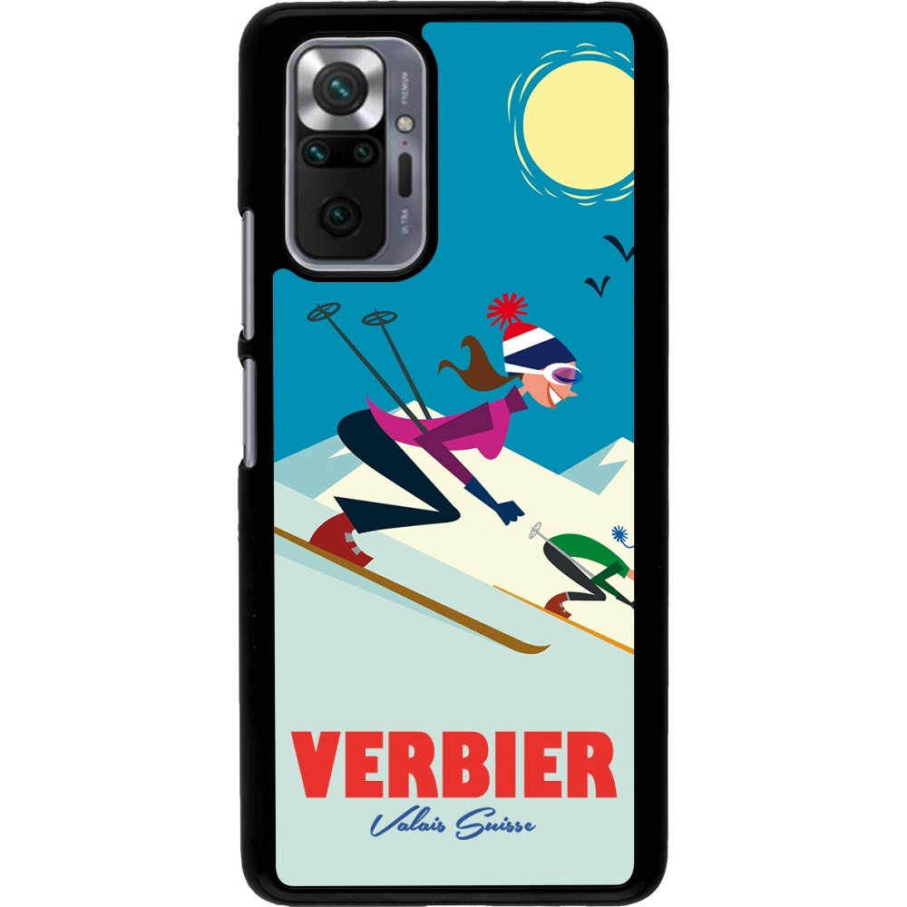 Xiaomi Redmi Note 10 Pro Case Hülle - Verbier Ski Downhill