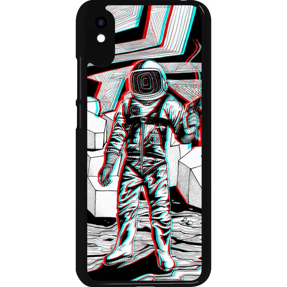 Xiaomi Redmi 9A Case Hülle - Anaglyph Astronaut