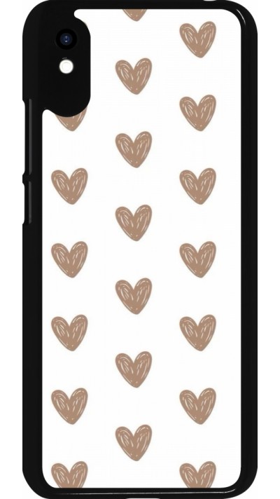 Xiaomi Redmi 9A Case Hülle - Autumn 2024 brown hearts