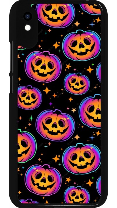 Xiaomi Redmi 9A Case Hülle - Halloween 2024 rainbow pumpkins