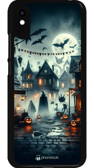 Xiaomi Redmi 9A Case Hülle - Halloween Spukstadt