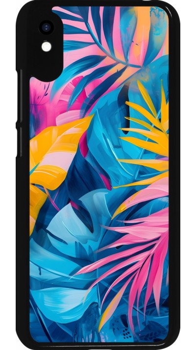 Xiaomi Redmi 9A Case Hülle - Palms Blue