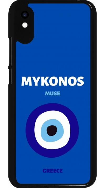 Xiaomi Redmi 9A Case Hülle - Pop Summer Destination Mykonos