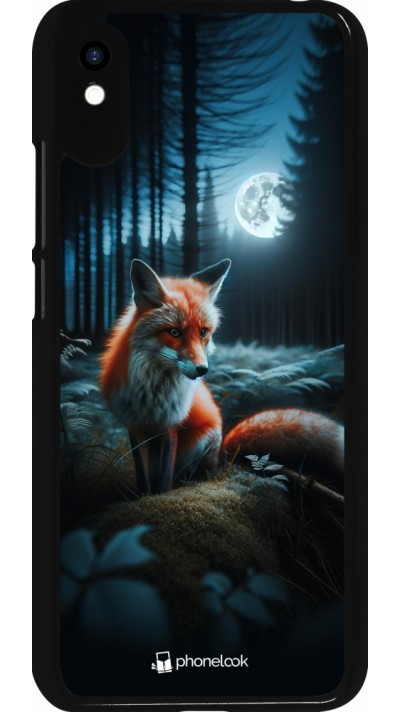 Coque Xiaomi Redmi 9A - Renard lune forêt