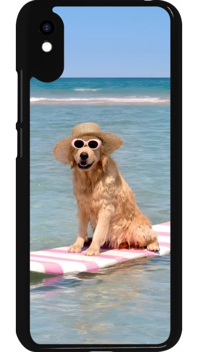 Xiaomi Redmi 9A Case Hülle - Summer Dog on Paddle