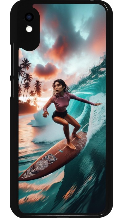 Xiaomi Redmi 9A Case Hülle - Surferin aus Bali