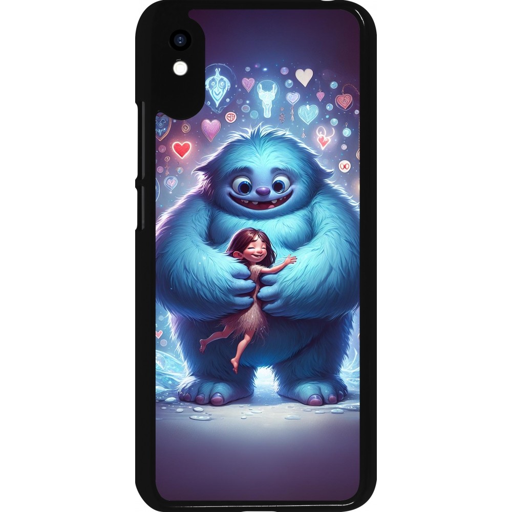 Xiaomi Redmi 9A Case Hülle - Valentin 2024 Flauschige Liebe