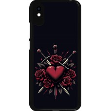 Xiaomi Redmi 9A Case Hülle - Valentine 2024 gothic love