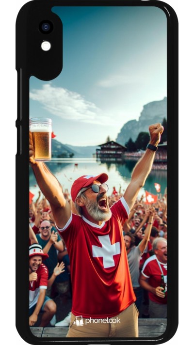 Coque Xiaomi Redmi 9A - Victoire suisse fan zone Euro 2024