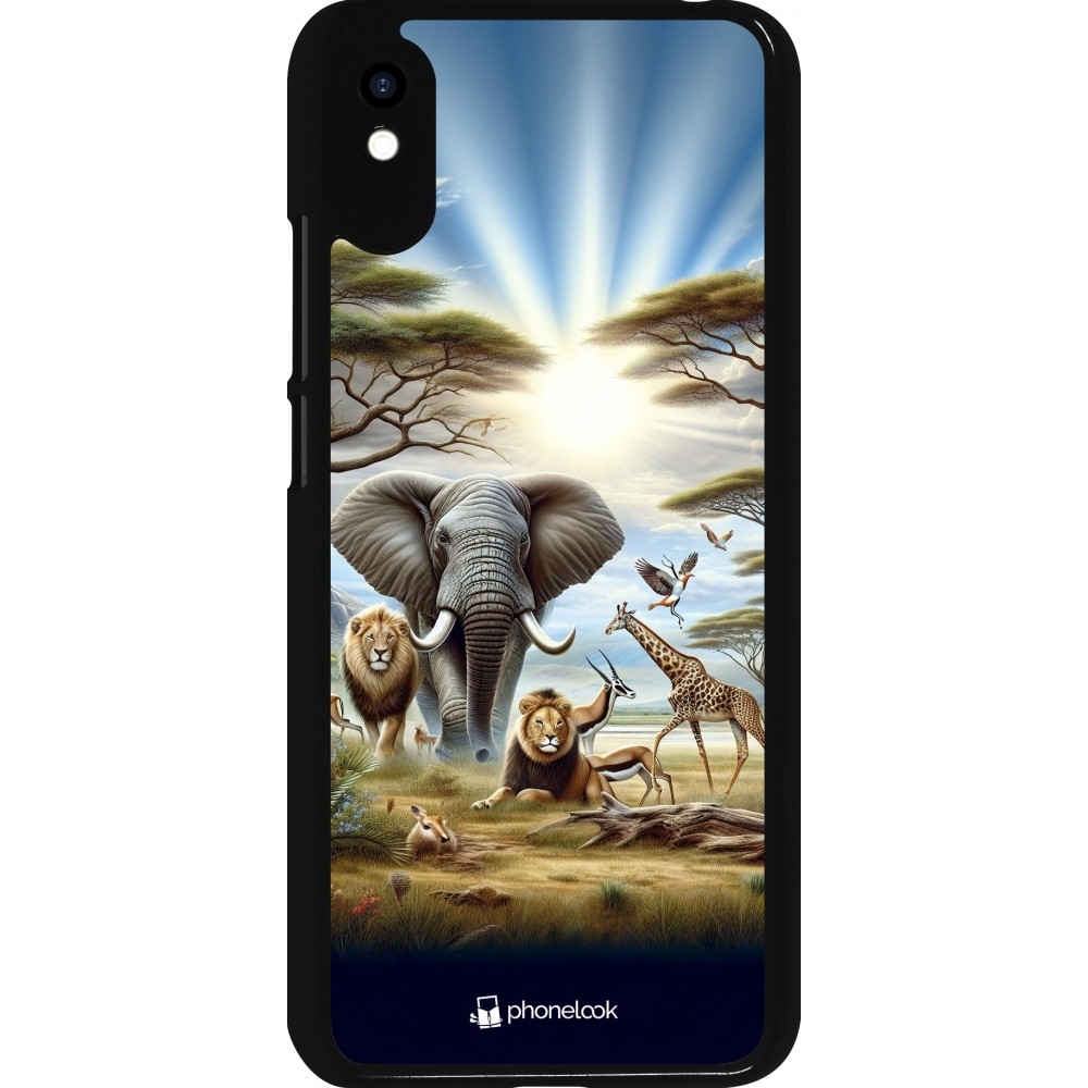 Xiaomi Redmi 9A Case Hülle - Afrikanisches Wildleben