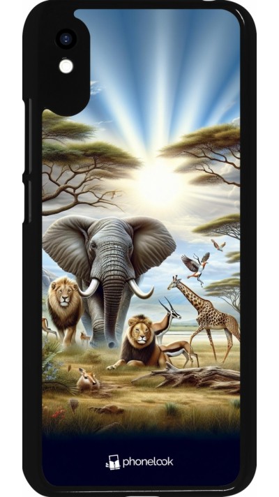 Xiaomi Redmi 9A Case Hülle - Afrikanisches Wildleben