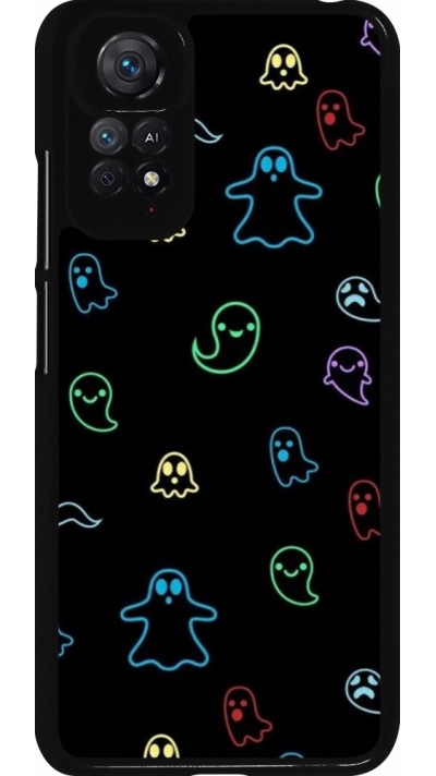 Xiaomi Redmi Note 11 / 11S Case Hülle - Halloween 2024 colorful ghosts