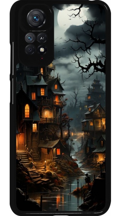 Xiaomi Redmi Note 11 / 11S Case Hülle - Halloween 2024 scary town