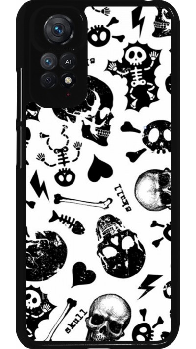 Xiaomi Redmi Note 11 / 11S Case Hülle - Halloween 2024 skeleton mix