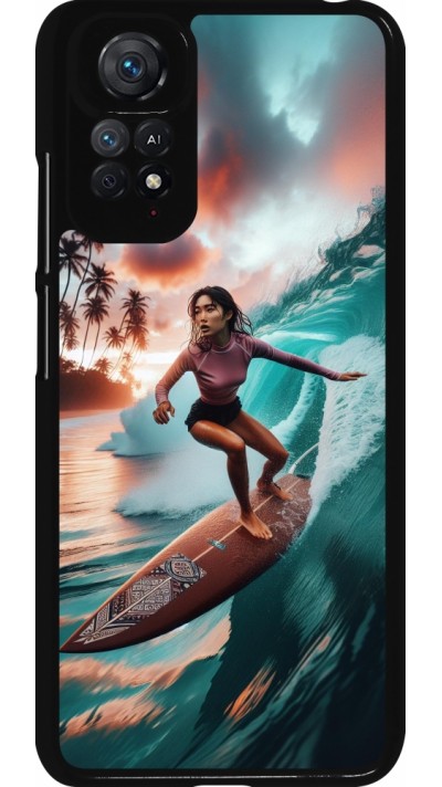 Xiaomi Redmi Note 11 / 11S Case Hülle - Surferin aus Bali