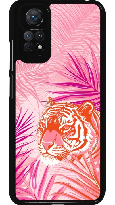 Xiaomi Redmi Note 11 / 11S Case Hülle - Tiger Palmen rosa