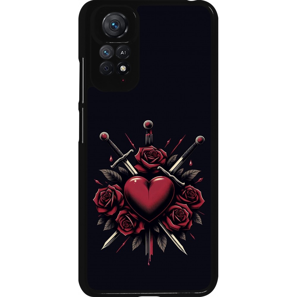 Xiaomi Redmi Note 11 / 11S Case Hülle - Valentine 2024 gothic love