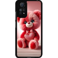 Xiaomi Redmi Note 11 / 11S Case Hülle - Valentin 2024 Rosaroter Teddybär