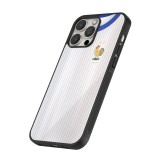 iPhone 12 / 12 Pro Case Hülle - Silikon schwarz Frankreich Away personalisierbares Fussballtrikot