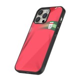 iPhone 12 / 12 Pro Case Hülle - Silikon schwarz Iran 2022 personalisierbares Fussballtrikot