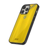 iPhone 12 / 12 Pro Case Hülle - Silikon schwarz Fussballtrikot Ukraine