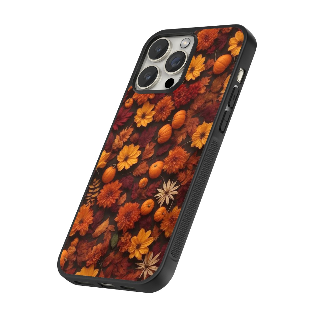 iPhone 12 Pro Max Case Hülle - Silikon schwarz Autumn 2024 potpourri