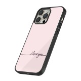 iPhone 15 Pro Max Case Hülle - Silikon schwarz Valentine 2023 i love you writing