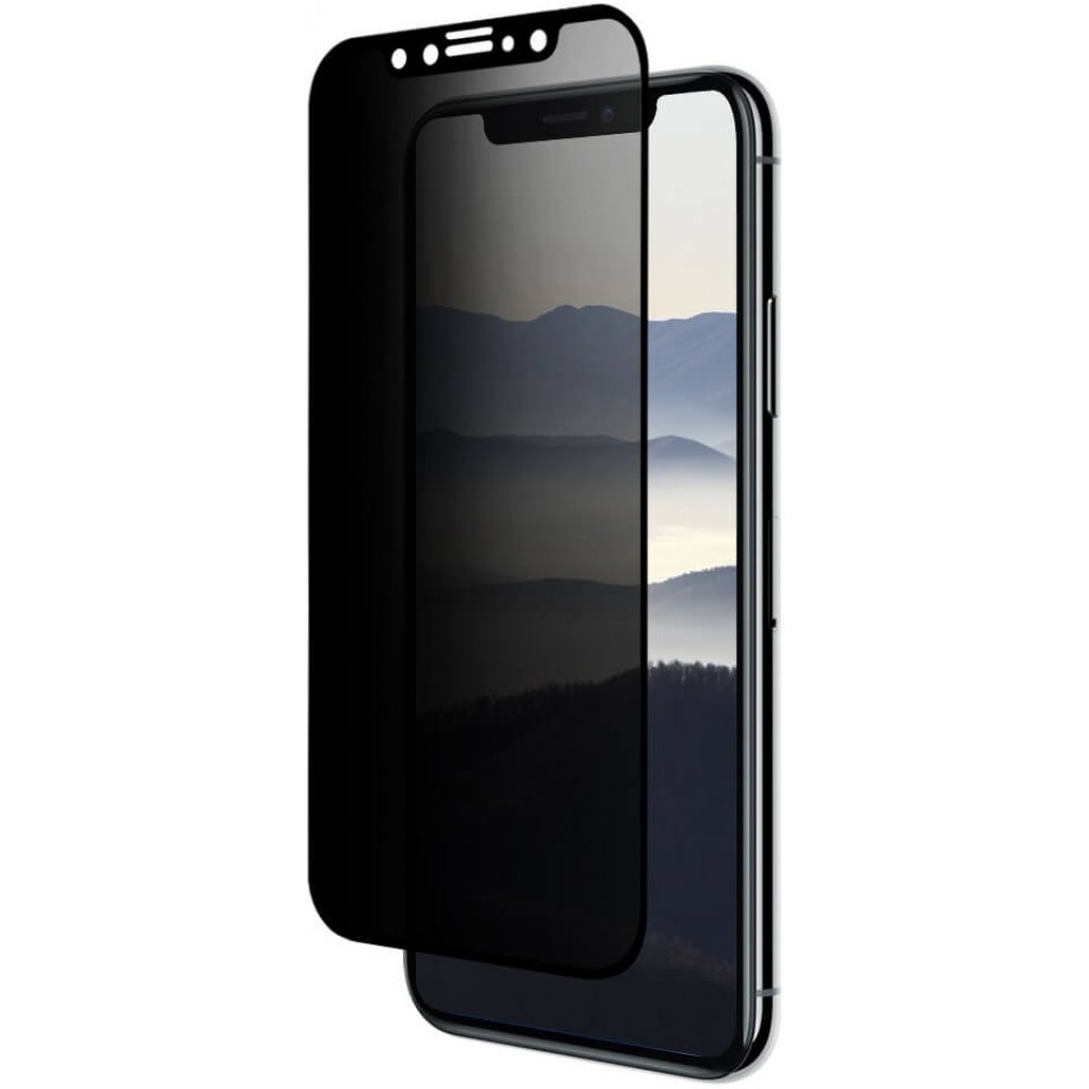 iPhone 14 Pro 3D Privacy Anti-Spy Tempered Glass - Bildschirm Schutzglas mit schwarzen Rändern