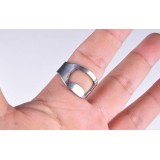 Universal Fingerring mit integriertem Flaschenöffner für Partys/Fun - Silber