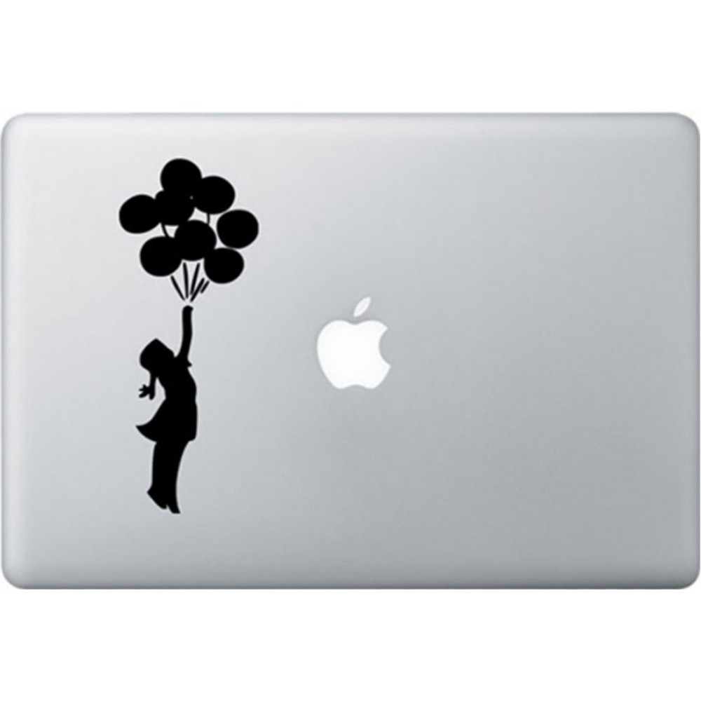 MacBook Aufkleber - Girl with balloons