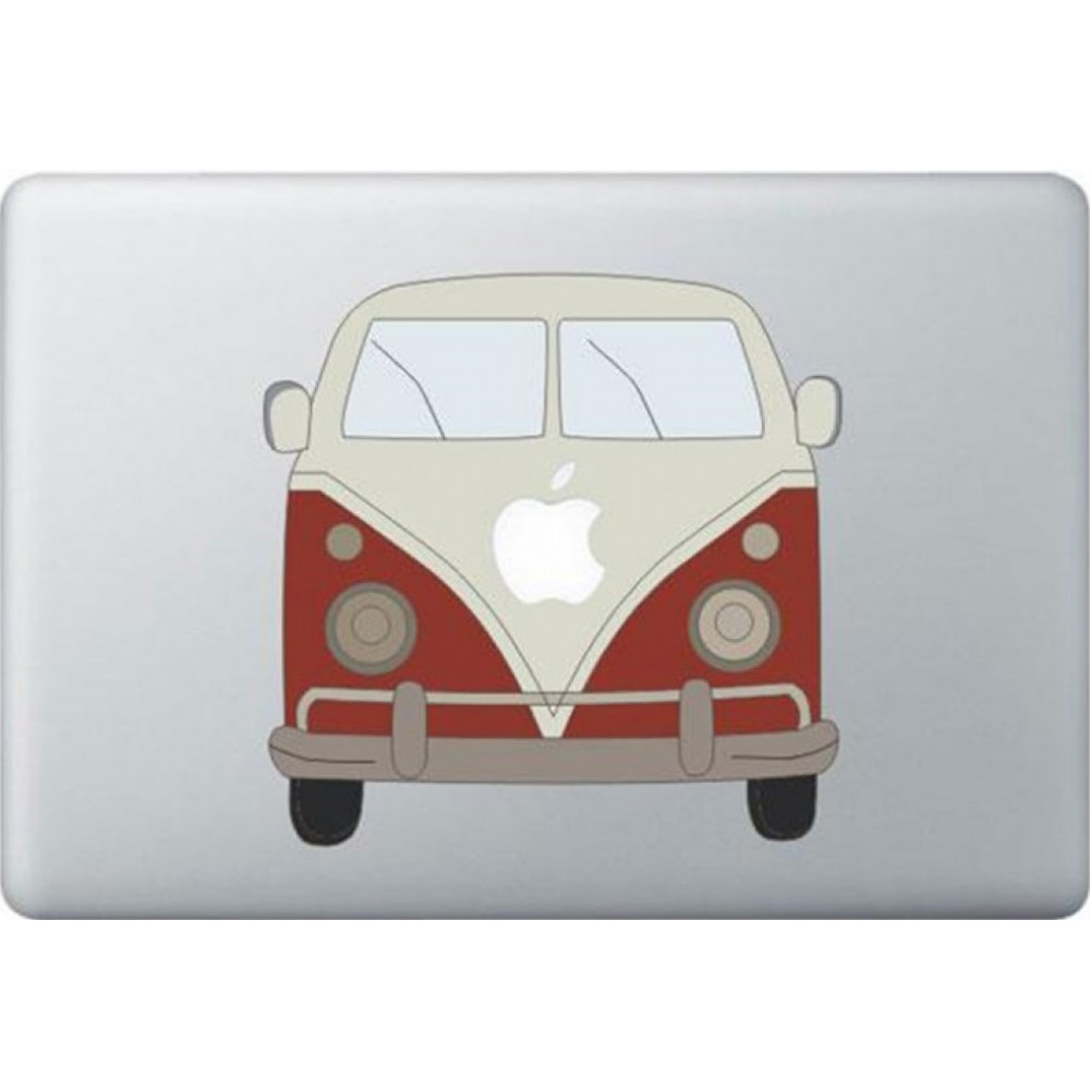 MacBook Aufkleber - Hippie Bus