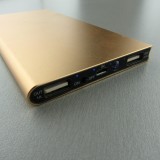 Luxury Externe Batterie Deluxe Smart flat 10'000 mAh - Gold