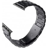 Edelstahl Armband - Zeitlos klassisch und elegant - Schwarz - Apple Watch 38mm / 40mm / 41mm