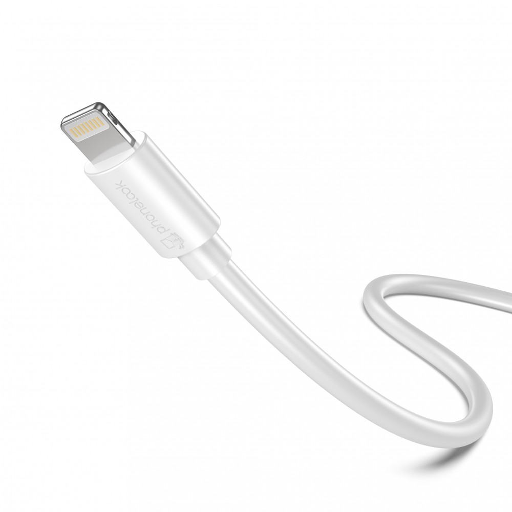 iPhone Lightning Kabel USB (1 m) - PhoneLook - Weiss