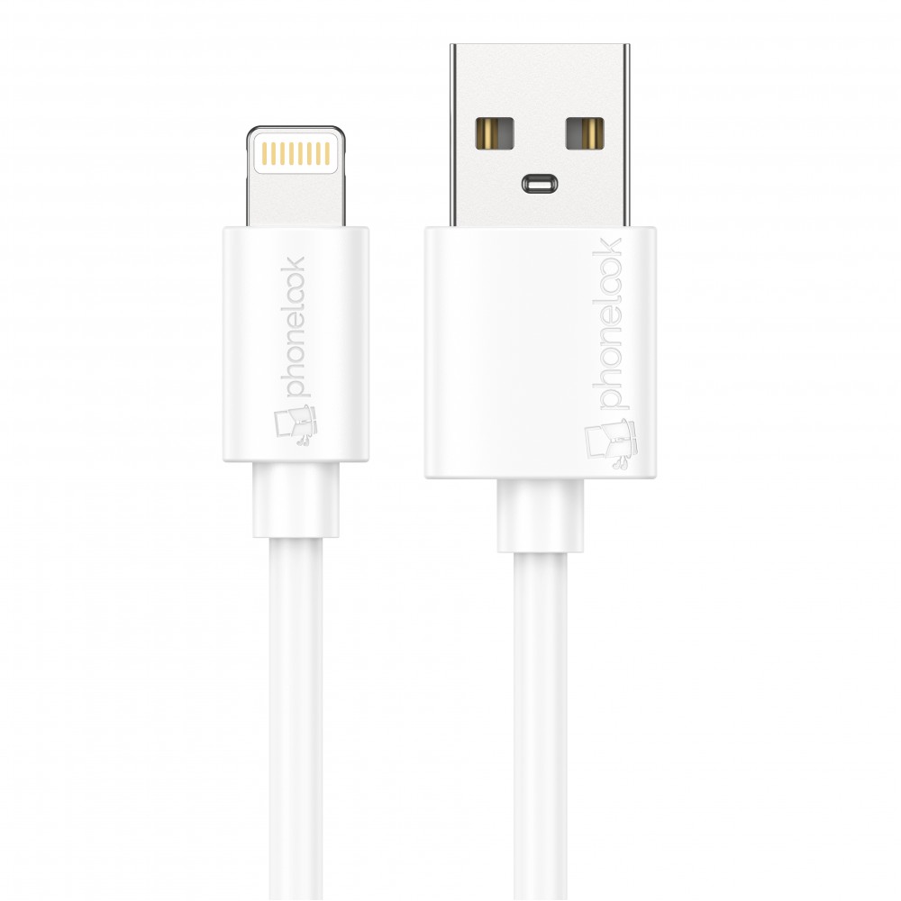 iPhone Lightning Kabel USB (50 cm) - PhoneLook - Weiss