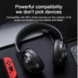 Casque Lenovo thinkplus TH10 over-ear sans fil Bluetooth 5.0 Dualpower loudspeaker - Noir