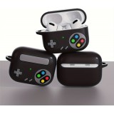 Coque AirPods 4 - Retro manette gaming - Gris