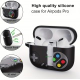 Coque AirPods 4 - Retro manette gaming - Gris