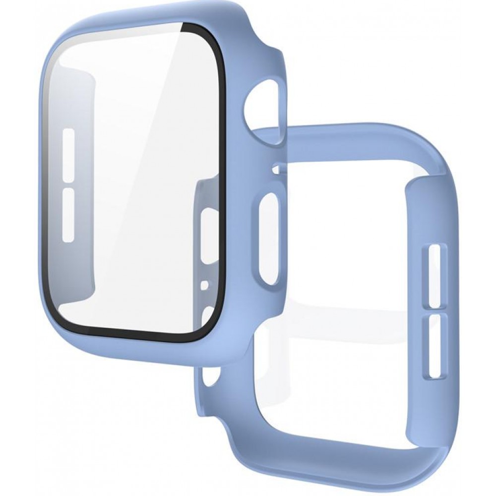 Apple Watch 41 mm Case Hülle - Full Protect mit Schutzglas - Hellblau