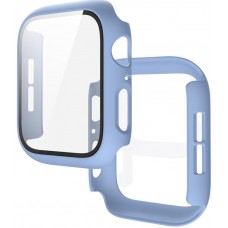 Apple Watch 41 mm Case Hülle - Full Protect mit Schutzglas - Hellblau