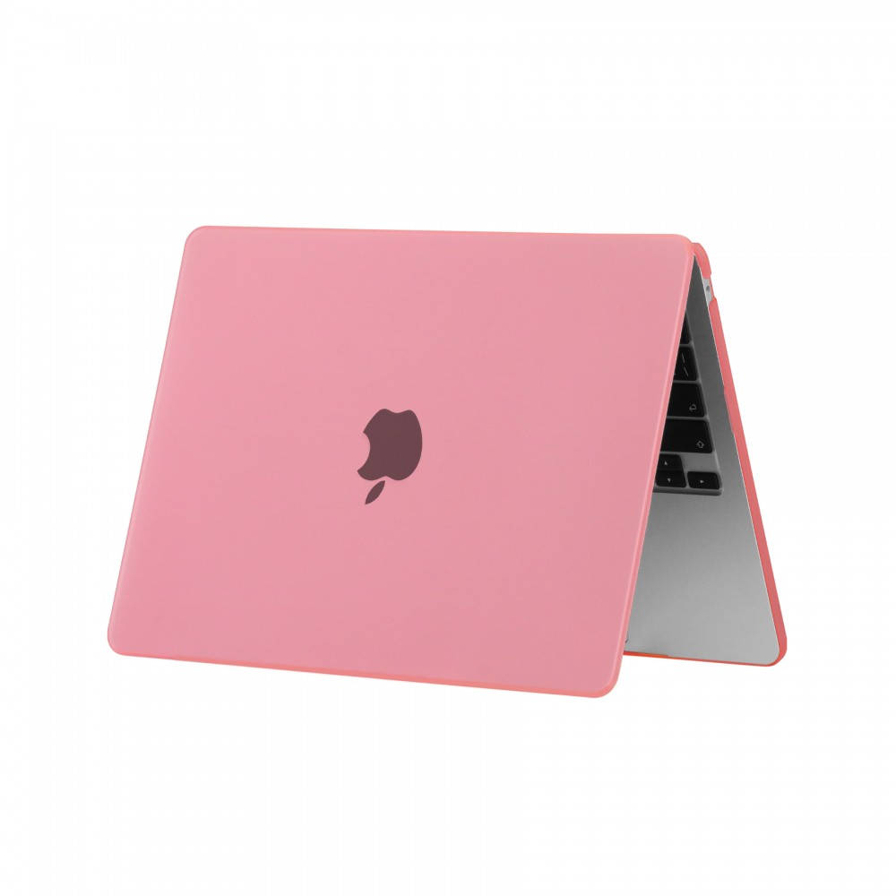 Coque MacBook Pro 16" (2021, 2023) - Hardshell Housse de protection ultra-fin deux pièces semi-transparent - Rose