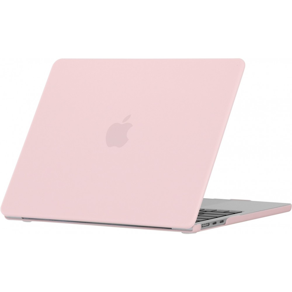 Coque MacBook Pro 14" (2021, 2023) - Hardshell Housse de protection ultra-fin deux pièces semi-transparent - Rose clair