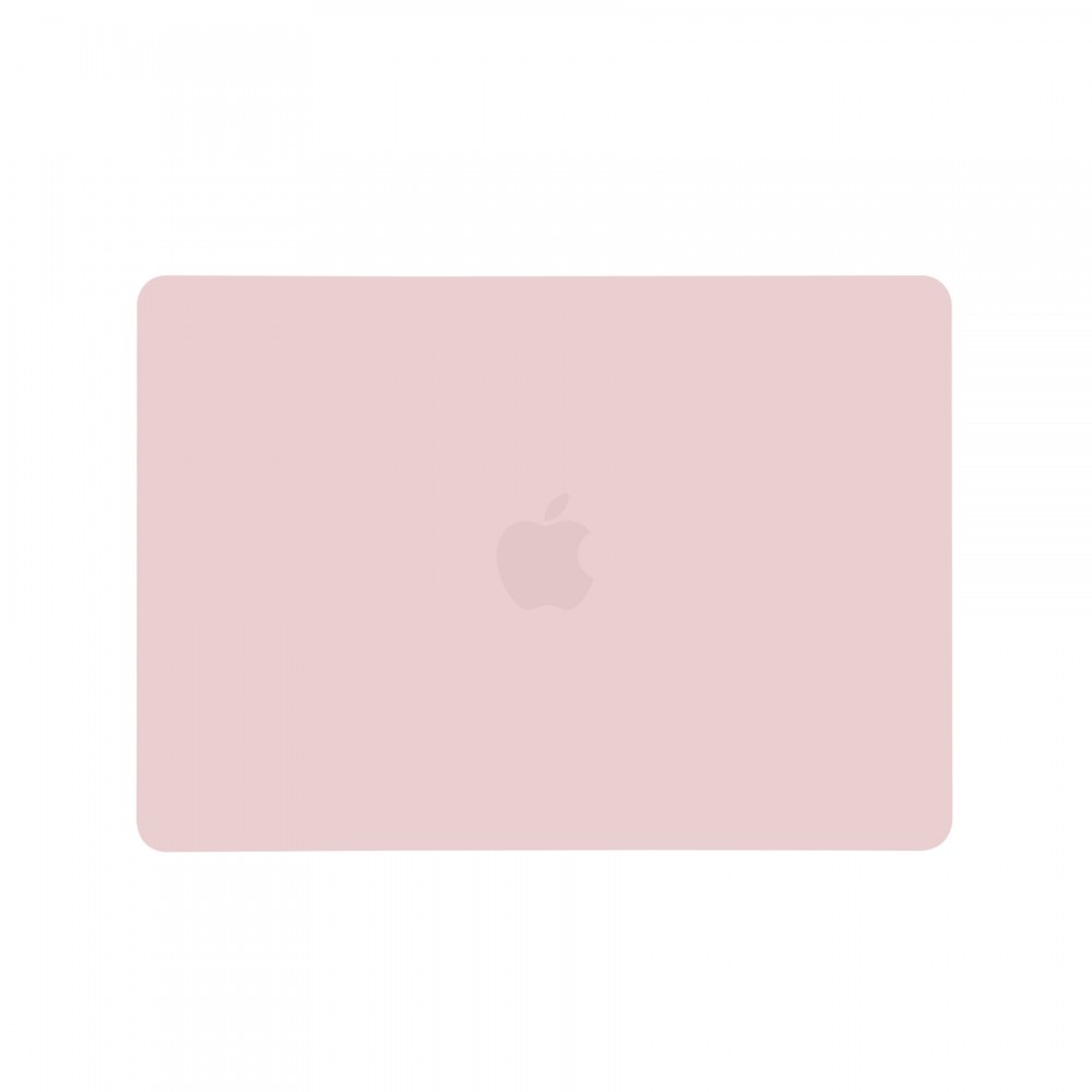 Coque MacBook Pro 14" (2021, 2023) - Hardshell Housse de protection ultra-fin deux pièces semi-transparent - Rose clair