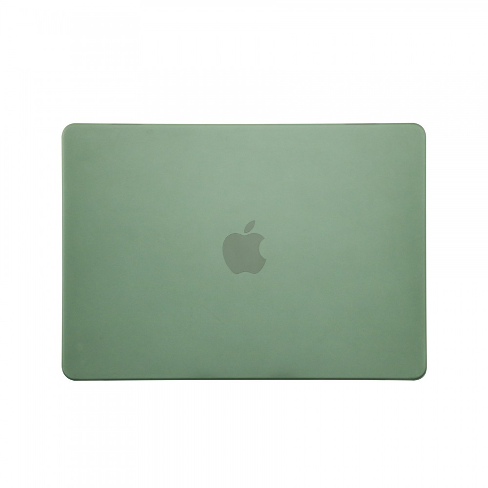 Coque MacBook Pro 14" (2021, 2023) - Hardshell Housse de protection ultra-fin deux pièces semi-transparent - Vert foncé