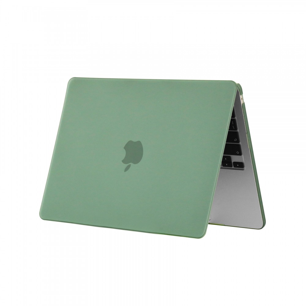 Coque MacBook Pro 14" (2021, 2023) - Hardshell Housse de protection ultra-fin deux pièces semi-transparent - Vert foncé