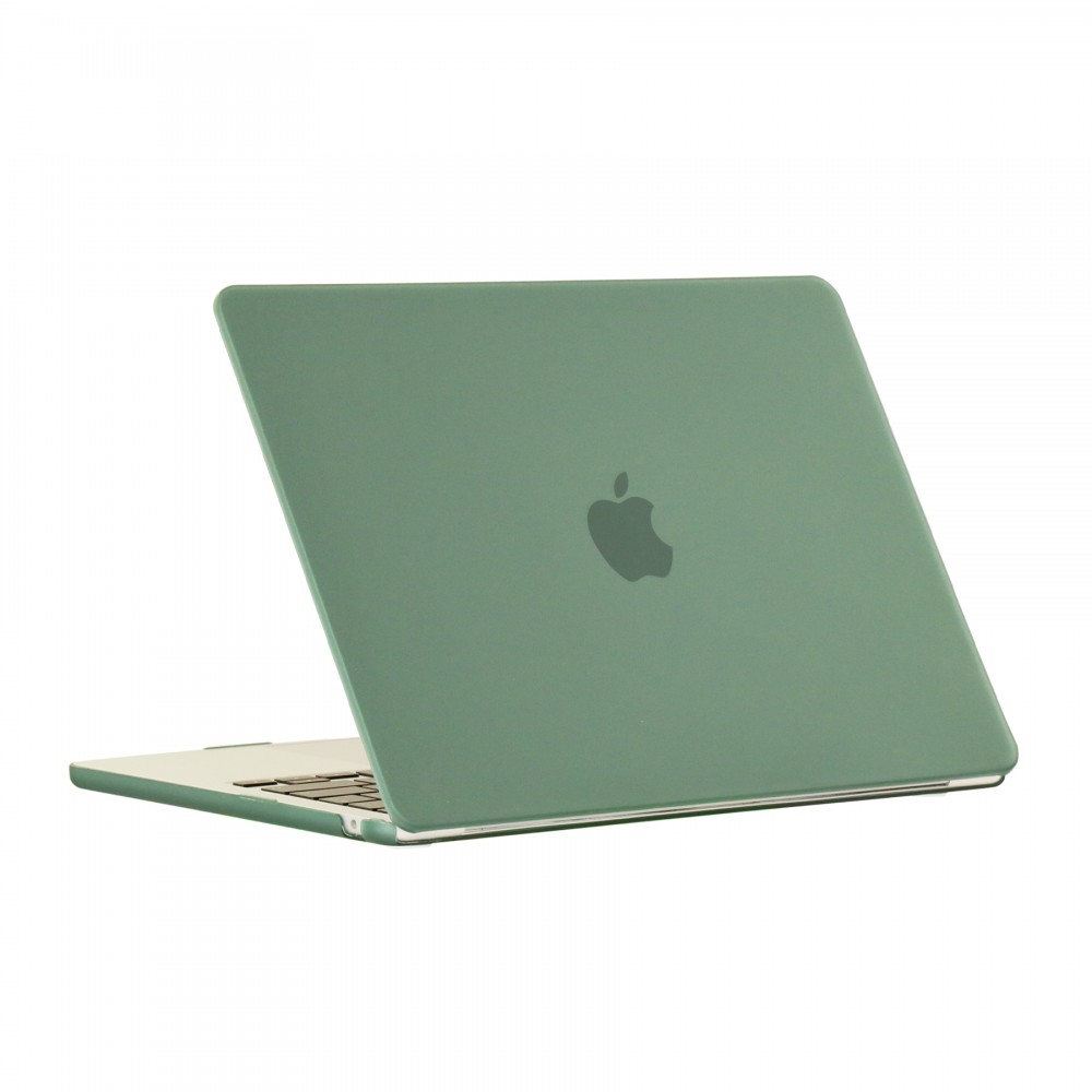 Coque MacBook Pro 14" (2021, 2023) - Hardshell Housse de protection ultra-fin deux pièces semi-transparent - Vert foncé