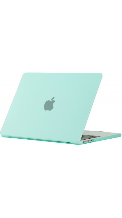 Coque MacBook Pro 16" - Hardshell Housse de protection ultra-fin pour Apple MacBook Pro 16" deux pièces semi-transparent - Vert menthe