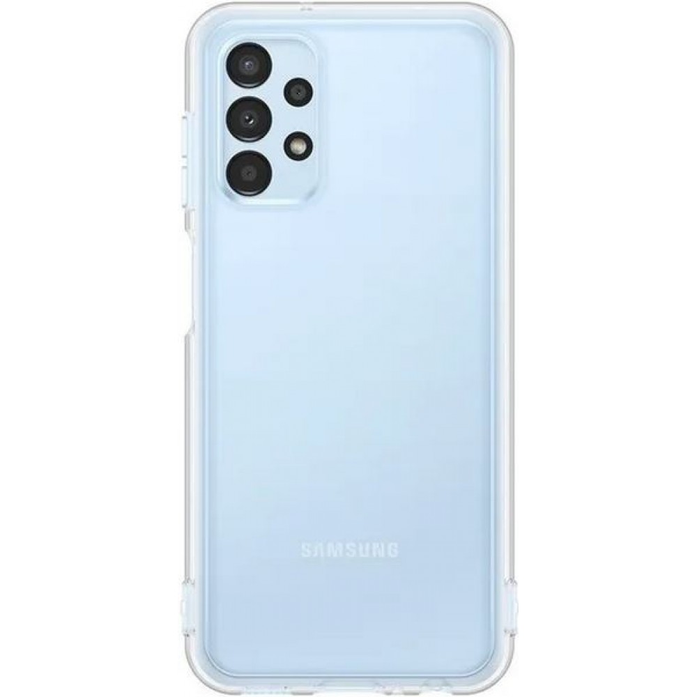 Galaxy A13 4G Case Hülle - Gummi Transparent Silikon Gel Simple Super Clear flexible