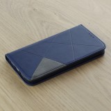 Hülle iPhone 7 / 8 / SE (2020, 2022) - Flip Geometrisch blau