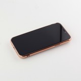 Hülle iPhone 13 Pro - Gummi Bronze mit Ring grau grün